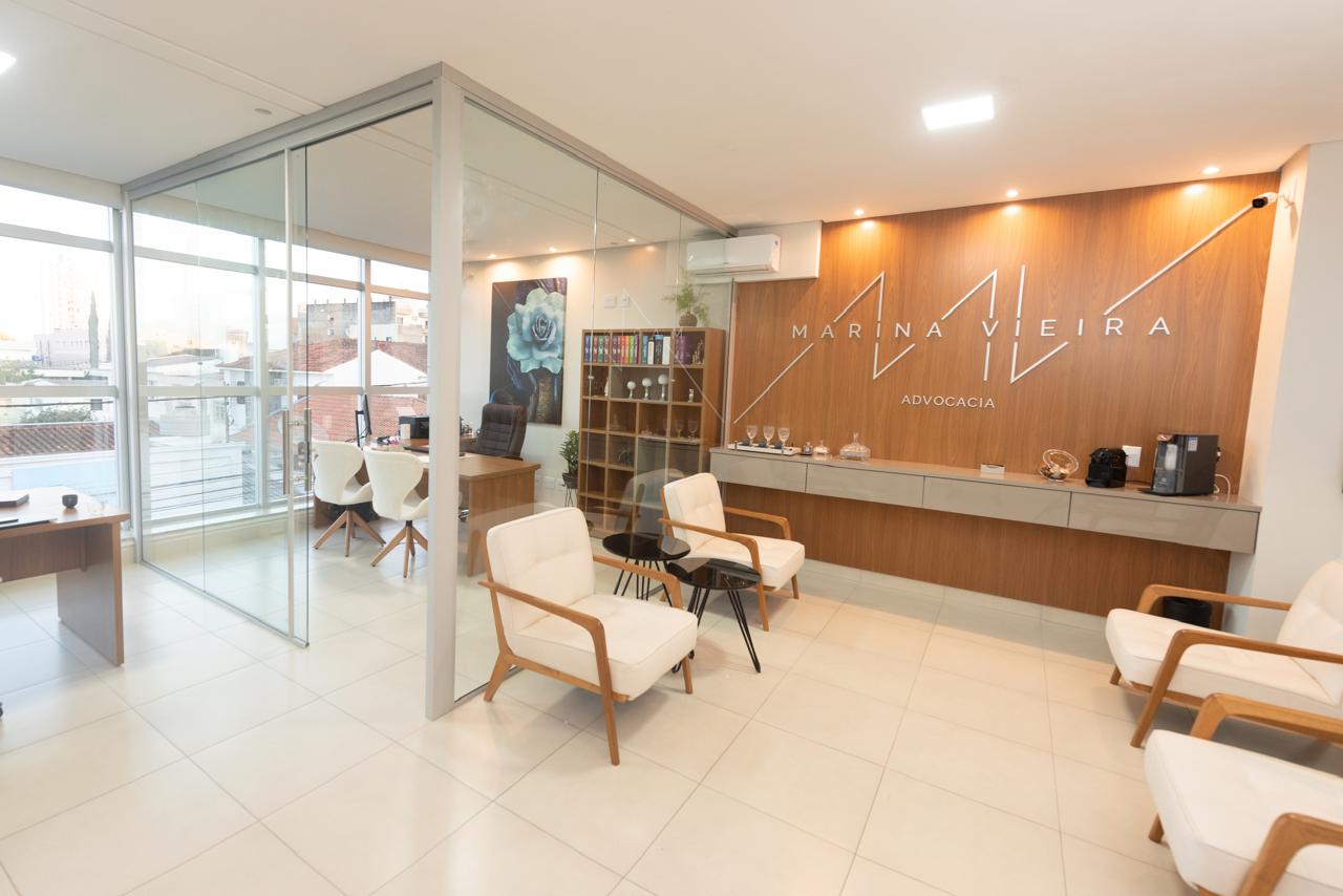 Visão ampla do escritório Marina Vieira Advocacia
